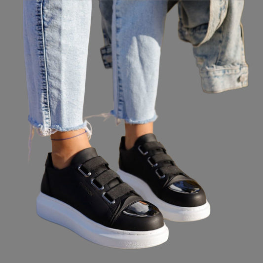 Mirror Sneaker (Blk/Wht)