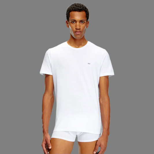 3 Pack White Umtee-Jake Crewneck