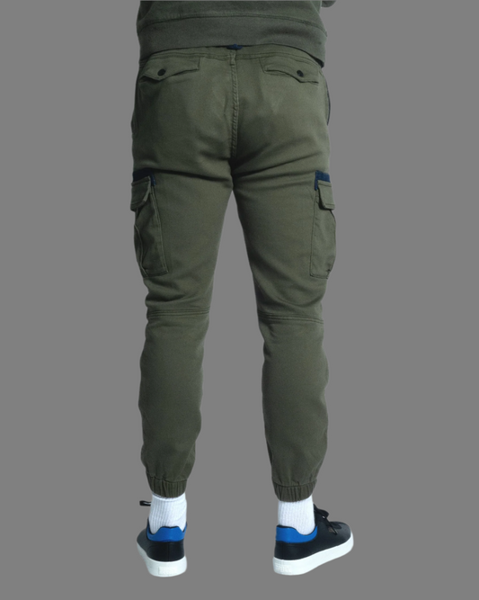 Largo Slim Leg Cargo Pants (Fatigue)