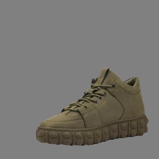 Pigale 1 Faux Nub Boot (Olive)