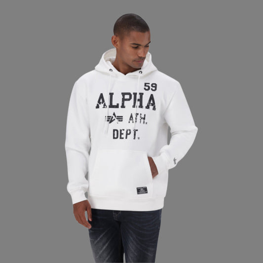 Alpha Athletic Department Hoody (Wht)