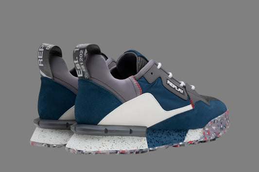 Field Classic Sneaker (Blue/Grey/Wht)