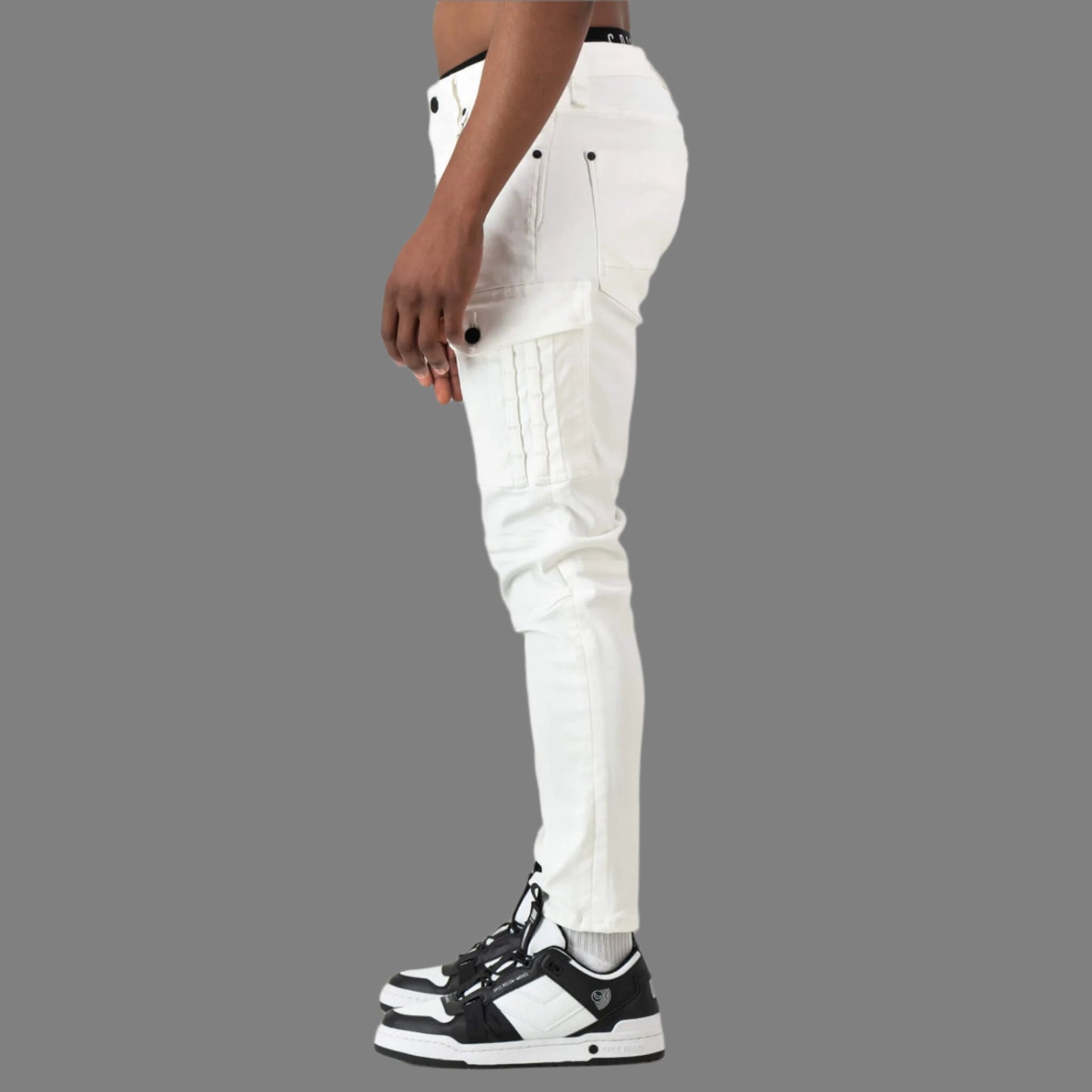 Cyclone Jeans (White)