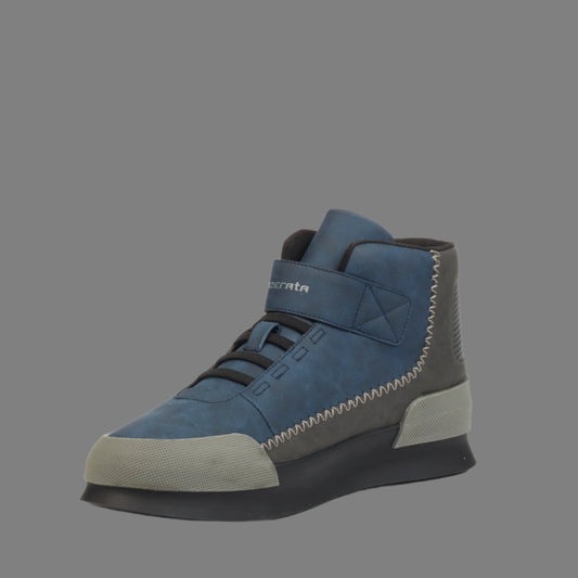 Valentino 1 Nub Boot (Navy)