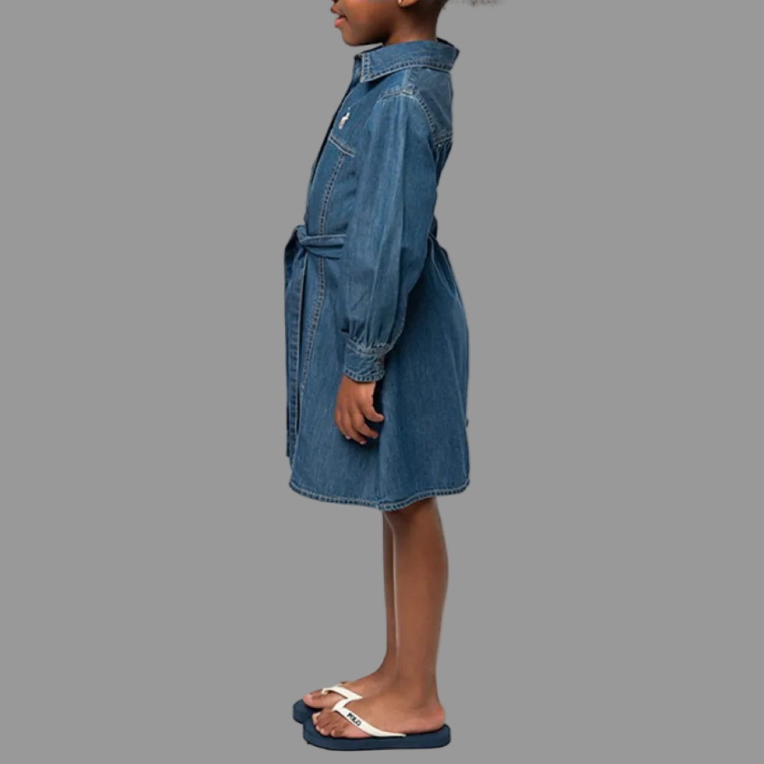 Girls Naomi Long Sleeve Dress