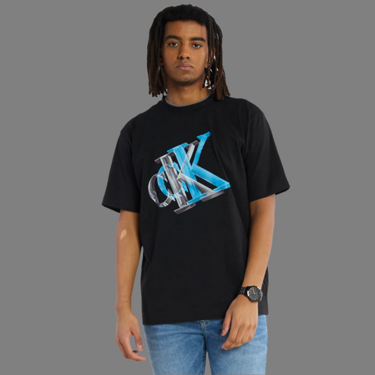 3D Meta Monogram T-Shirt (Black)