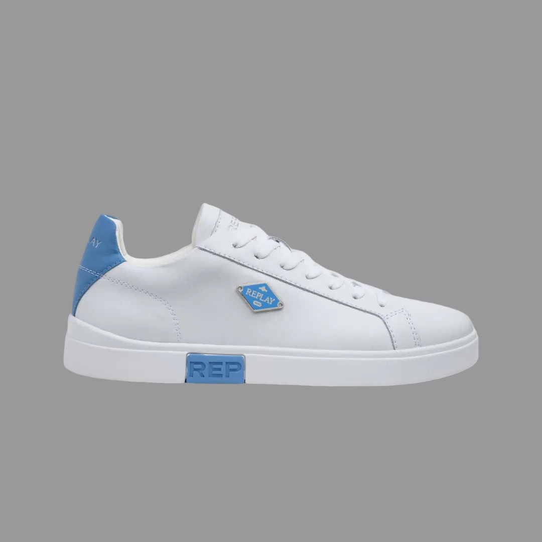 Polys M Rhombus White Blue