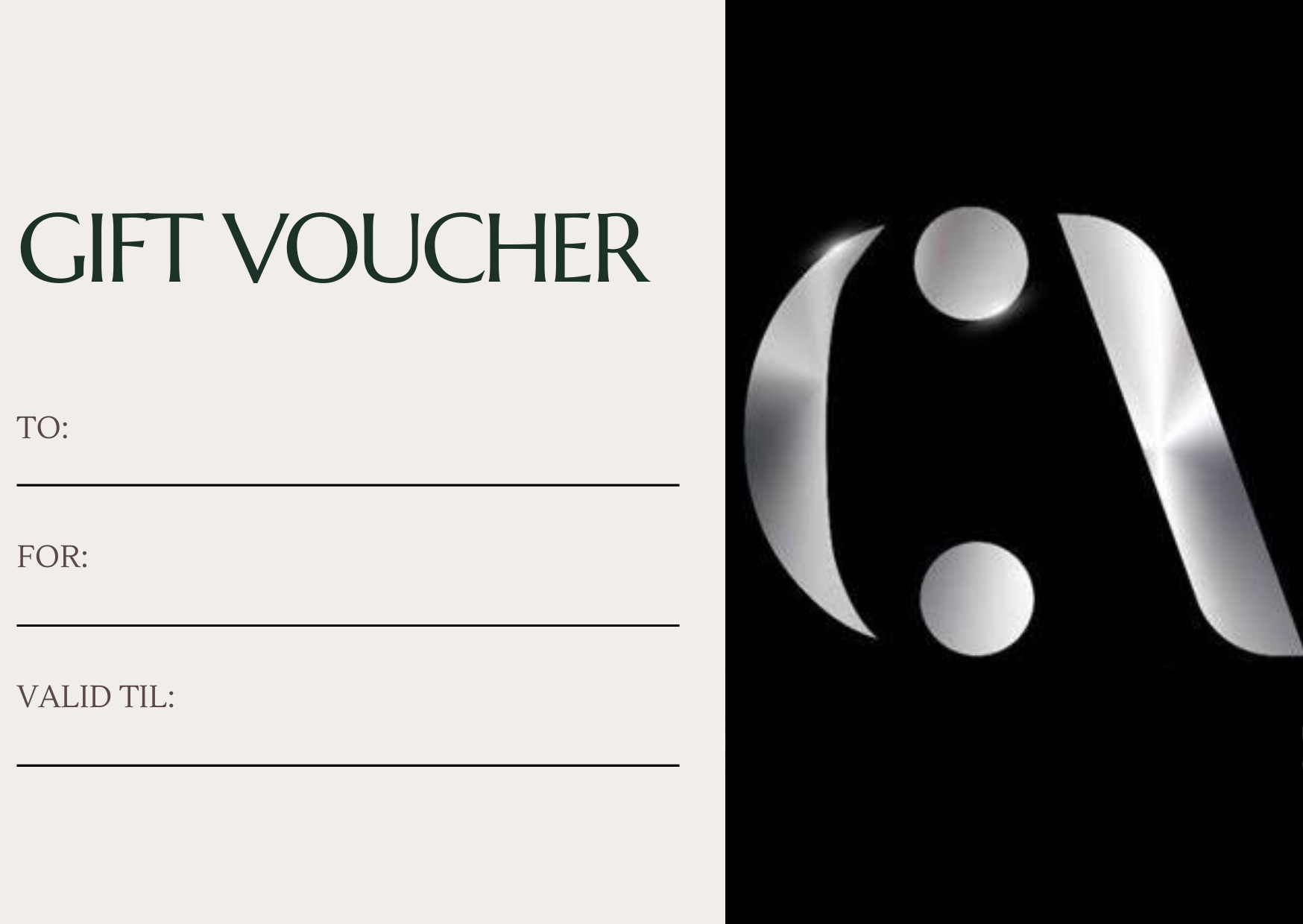Virtual Gift Voucher