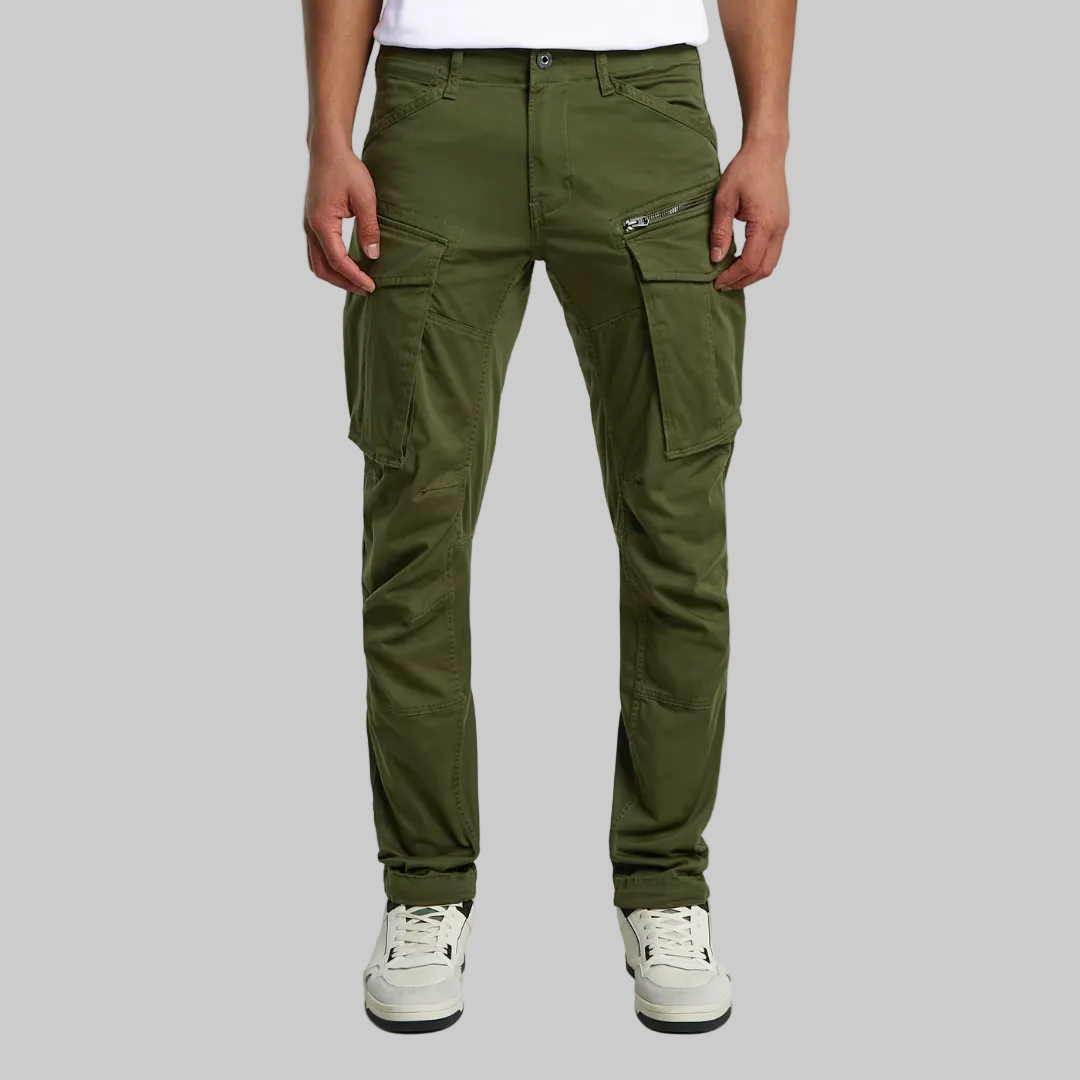 Rovic Zip 3D Regular Tapered Pants