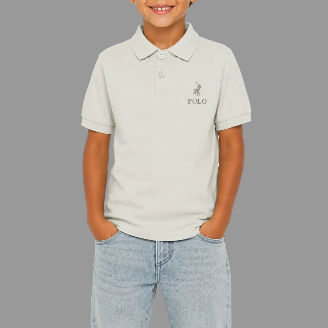 Boys Aakil Side Tape Short Sleeve Golfer