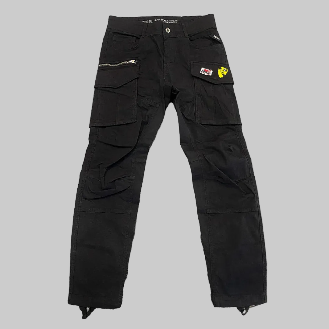 Mens 098 Cargo Pants Black