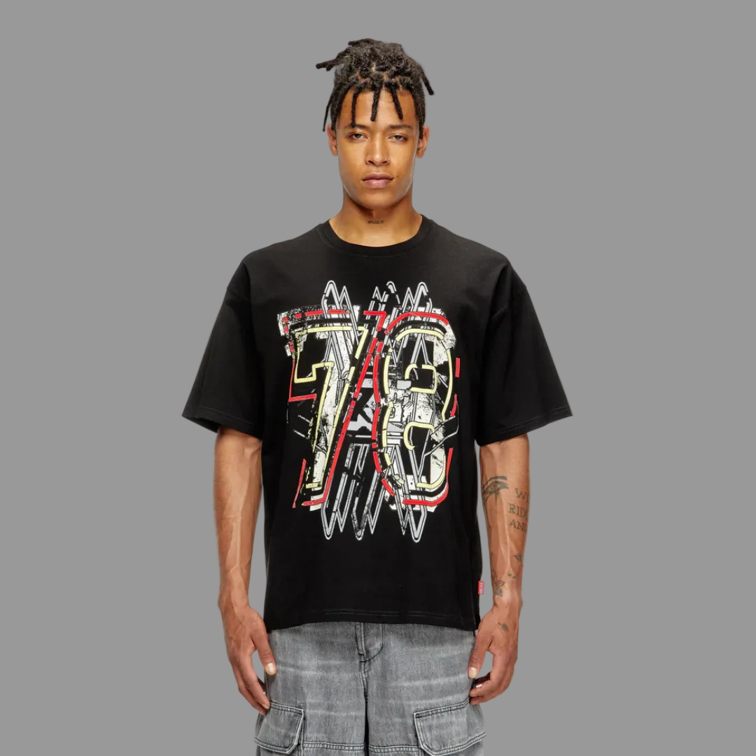 T-shirt with 78 print
