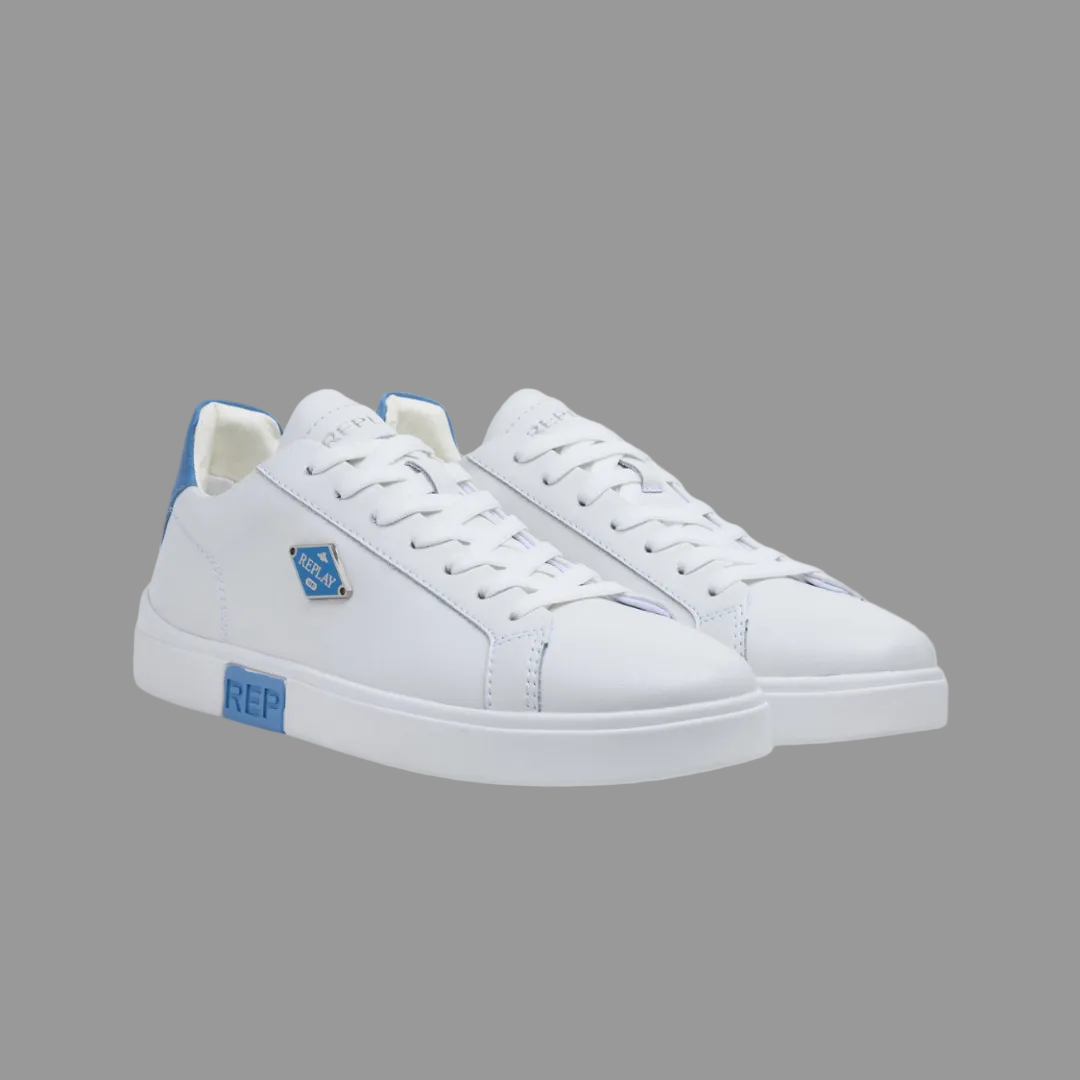 Polys M Rhombus White Blue