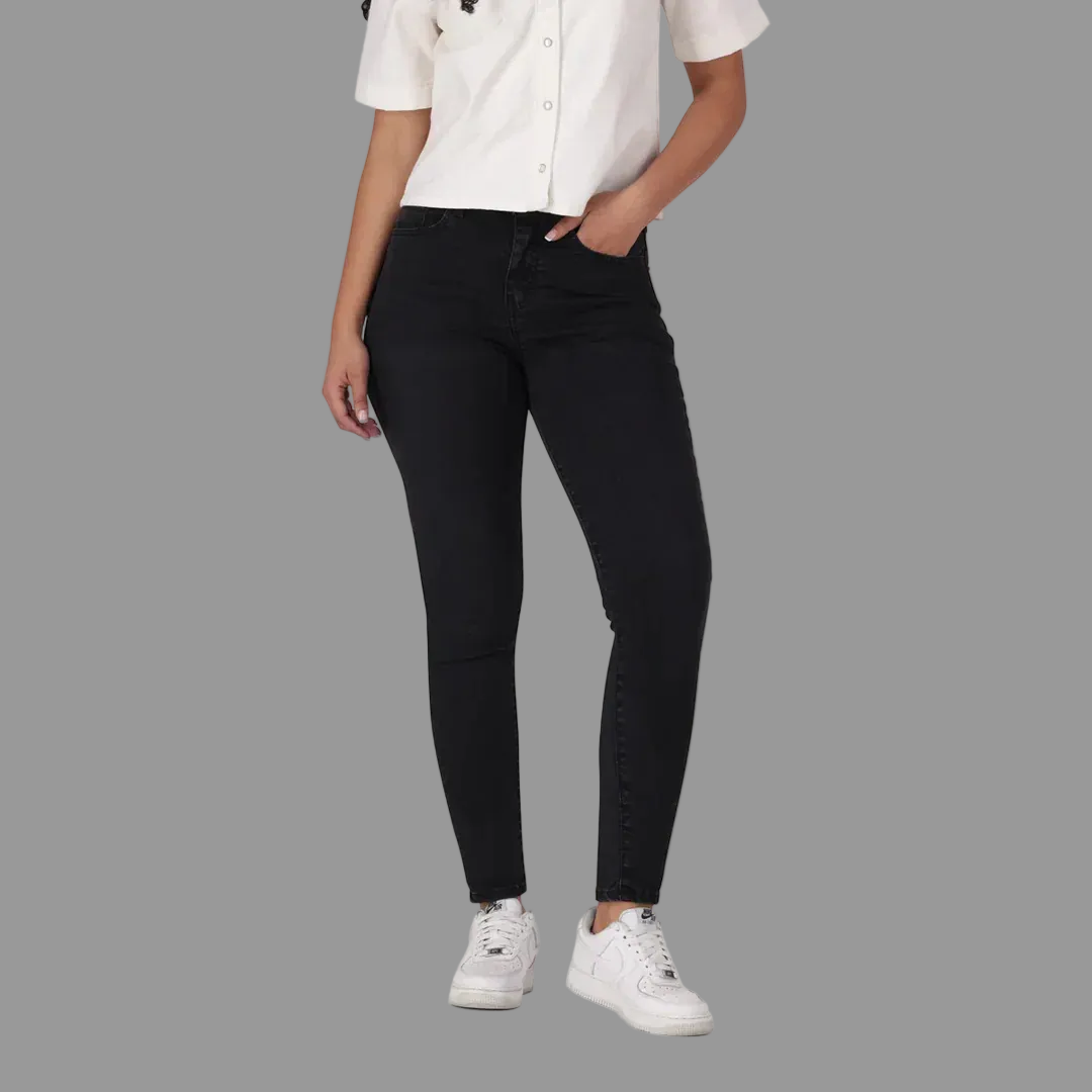 720 High-Rise Super Skinny Jeans - BLACK