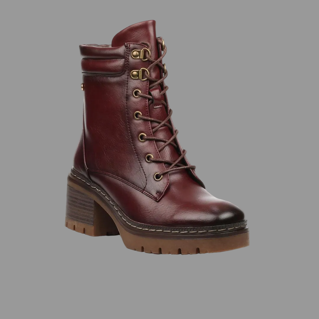 Mercy 2 Lace Up Chunky Ankle Boot