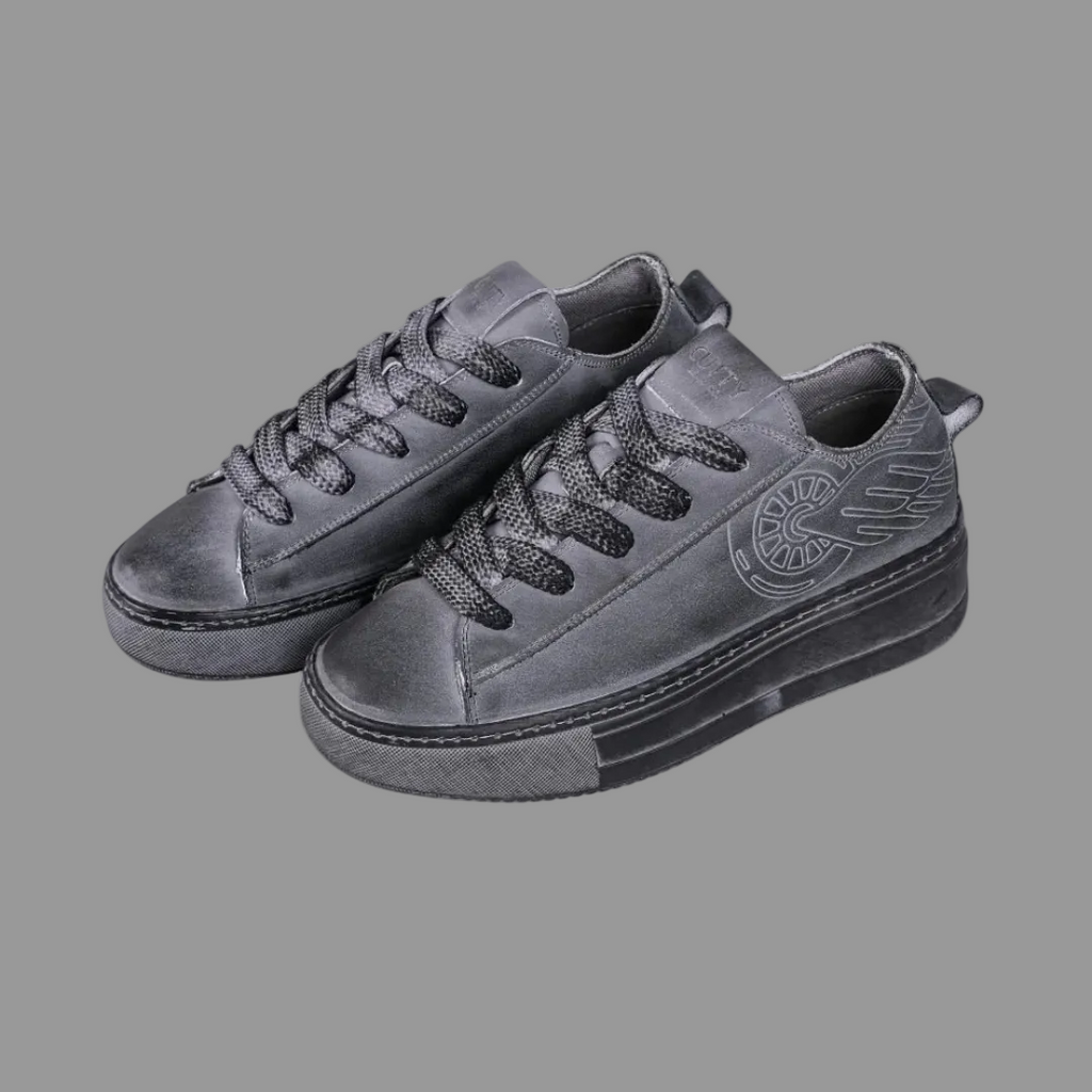 Tampa Low Leather Sneakers (Grey)