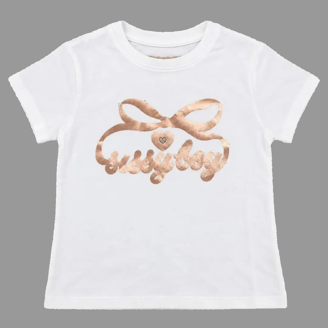 Sissy Boy Royal Love Tweens T-Shirt In White