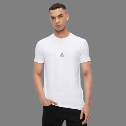 PJC SS Ribbed Cuff Tee (White)