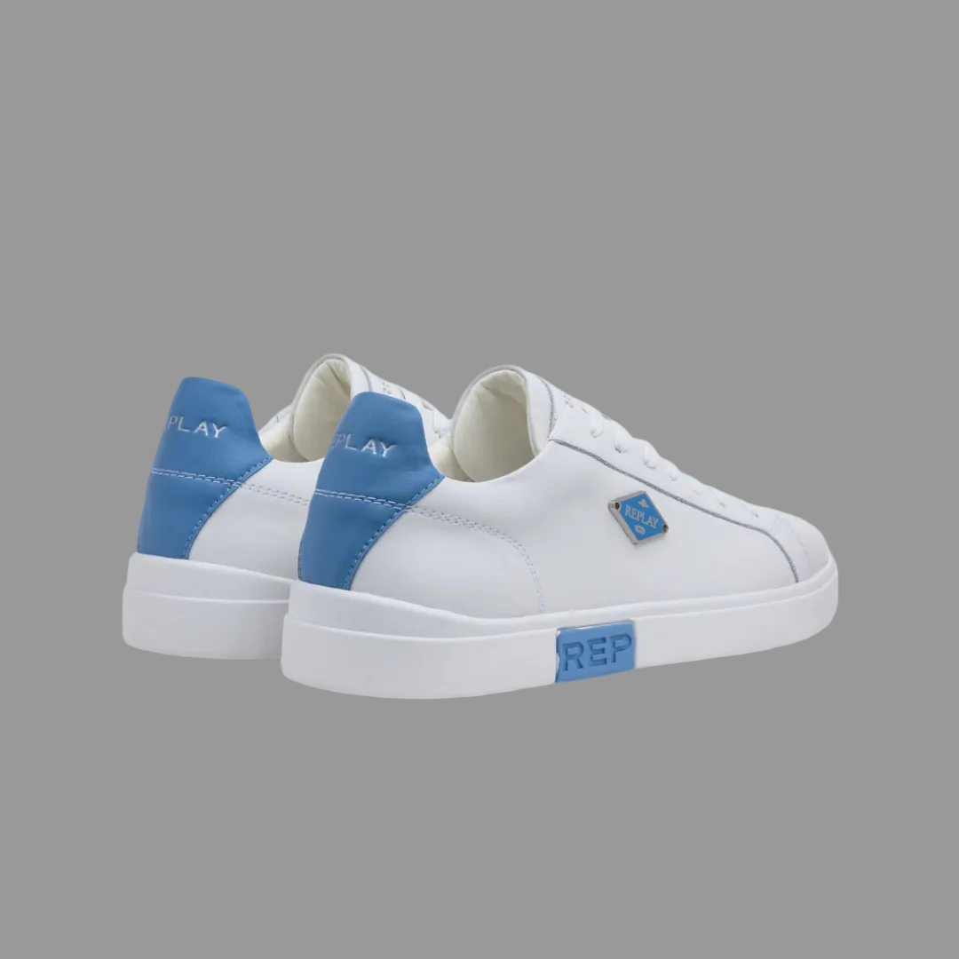 Polys M Rhombus White Blue