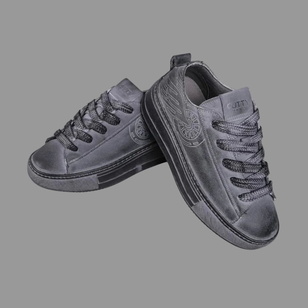 Tampa Low Leather Sneakers (Grey)