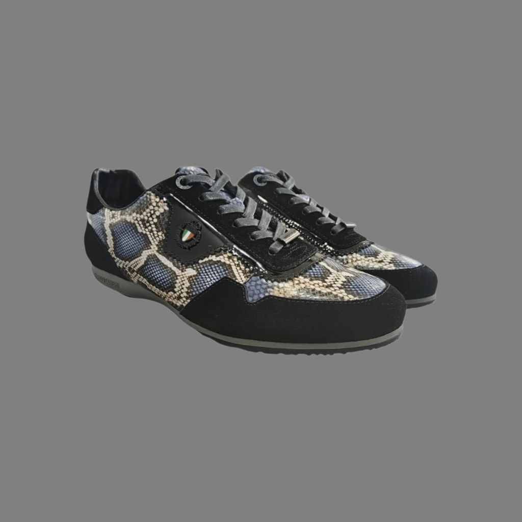 MOE102 Sneaker (Black/Beige)