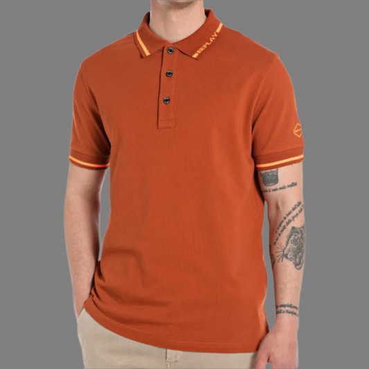 Polo Shirt With Contrasting-Colored Edges