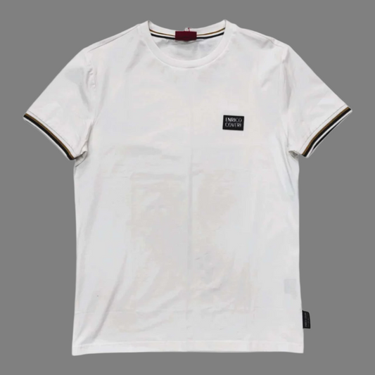Striped Sleeve T-Shirt (White)