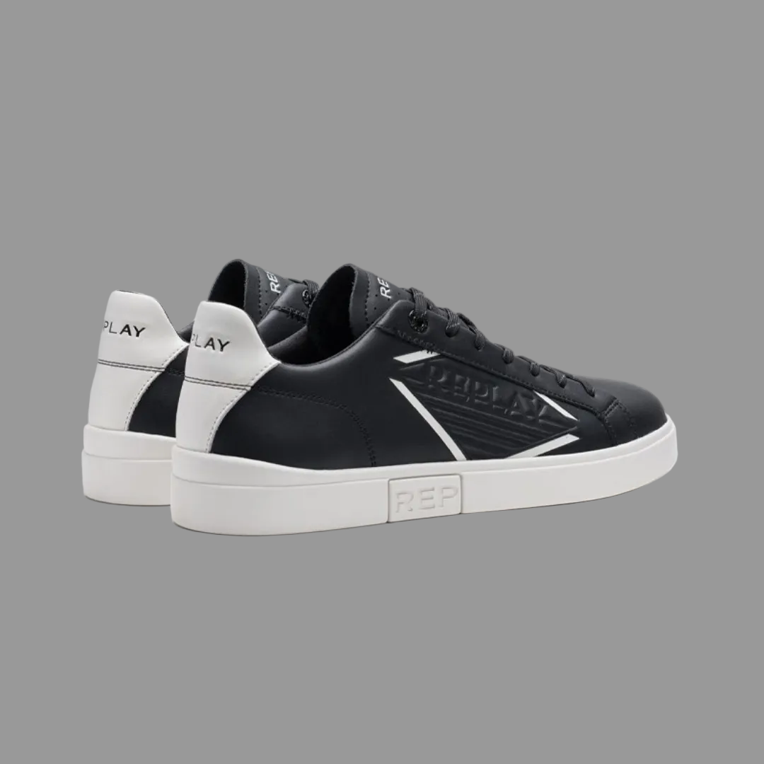 Polys Stamp Black White