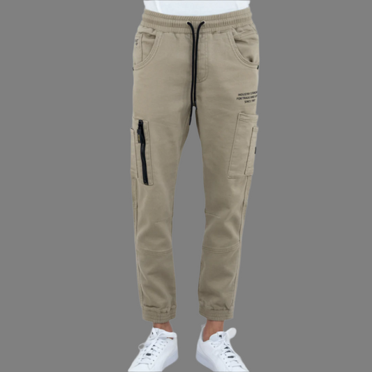 Boys Mancini Track Pants (Khaki)