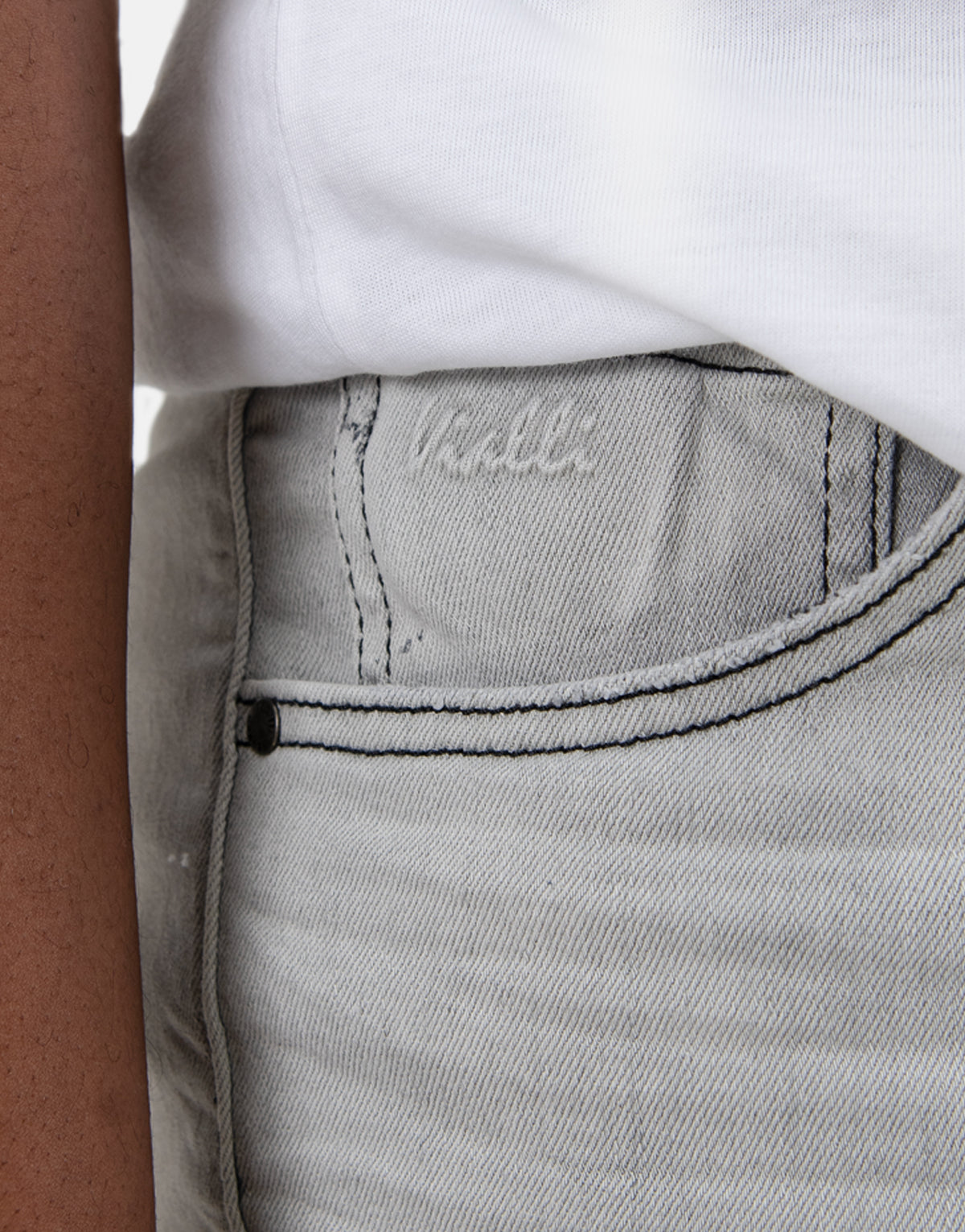 Calaa Ultra-Fit Jean (Light Grey)