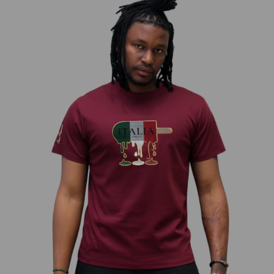 Ferreti T-Shirt In Burgundy
