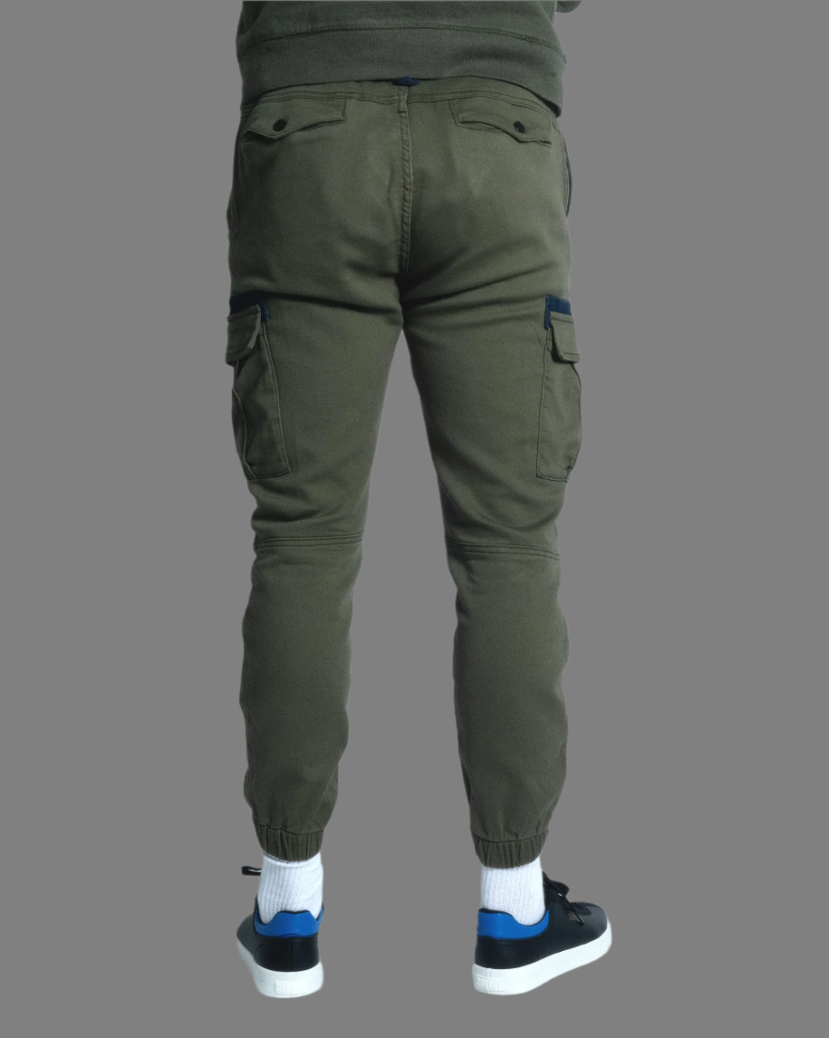 Largo Slim Leg Cargo Pants (Fatigue)