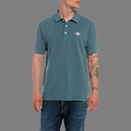 Solid Colored Polo Shirt (Turqoise)