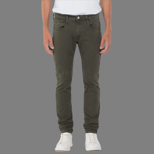 Anbass Slim-Fit Jean (Deep Military Green)