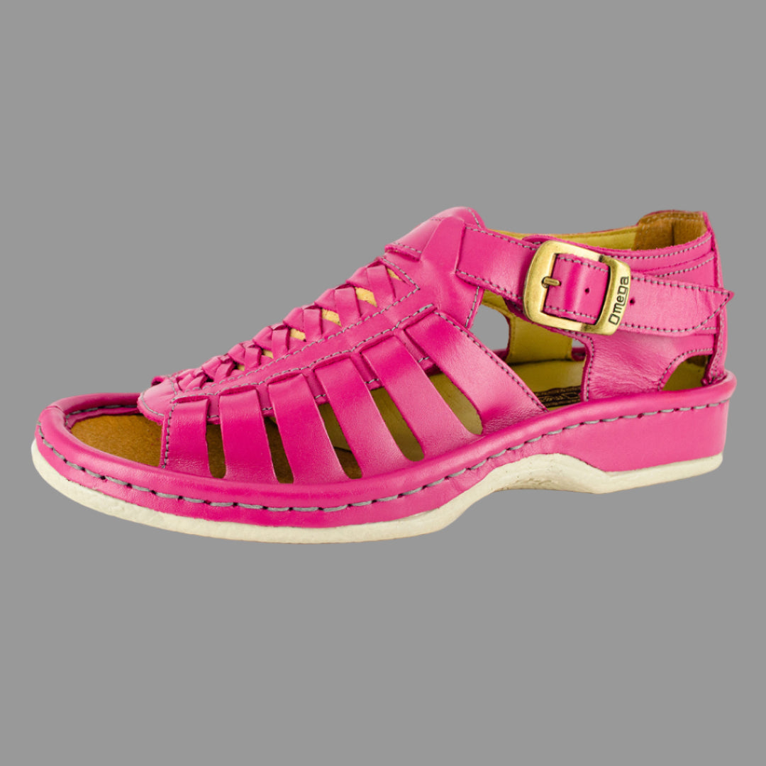 Kgosi : Leather Sandal in Aurora Soft Saddle