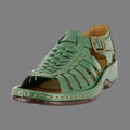 Kgosi : Leather Sandal in Sage Leaf