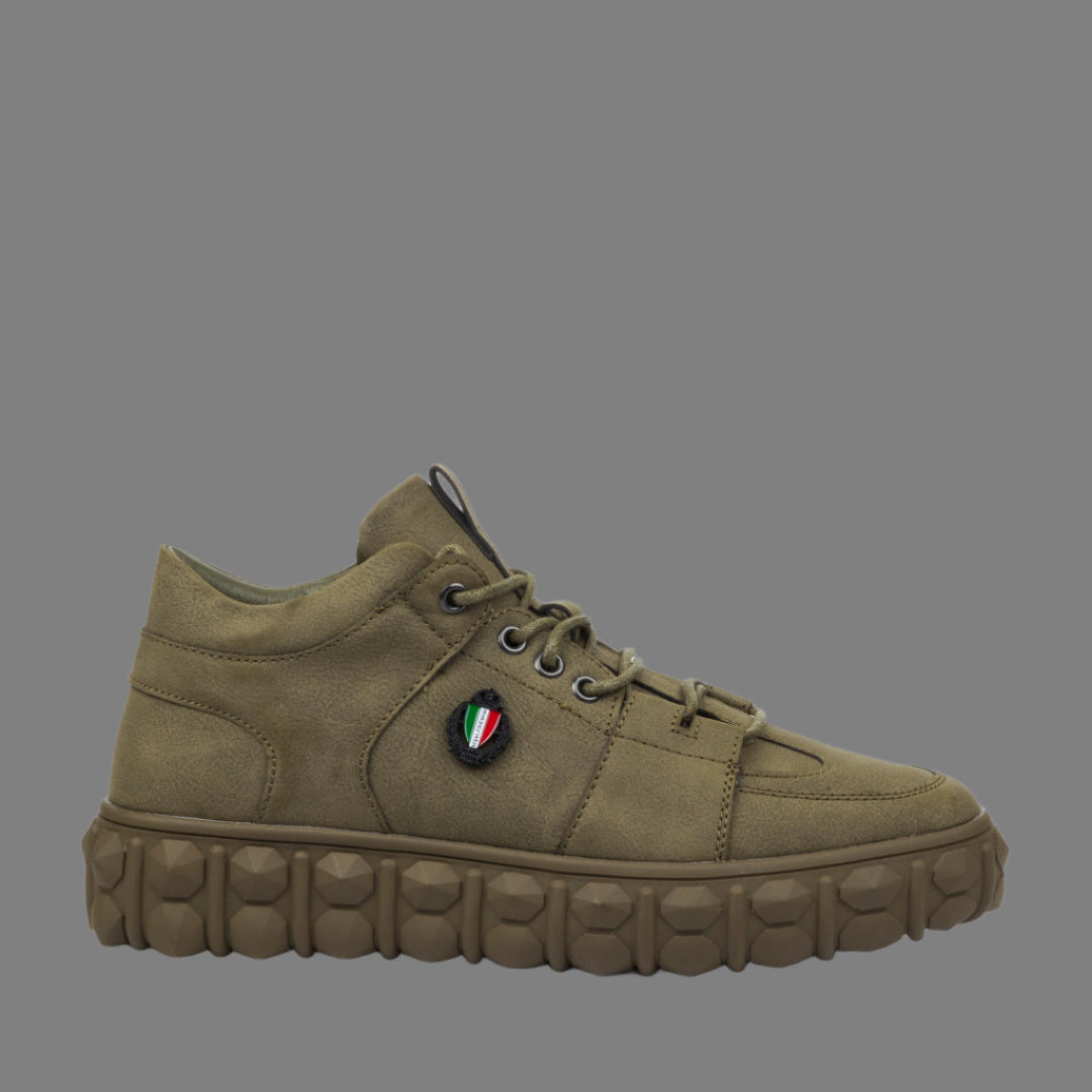 Pigale 1 Faux Nub Boot (Olive)