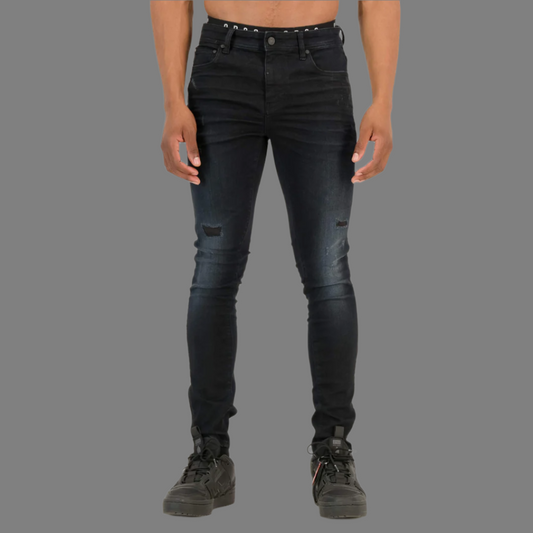 Demolition Super Skinny Jeans (Indigo)