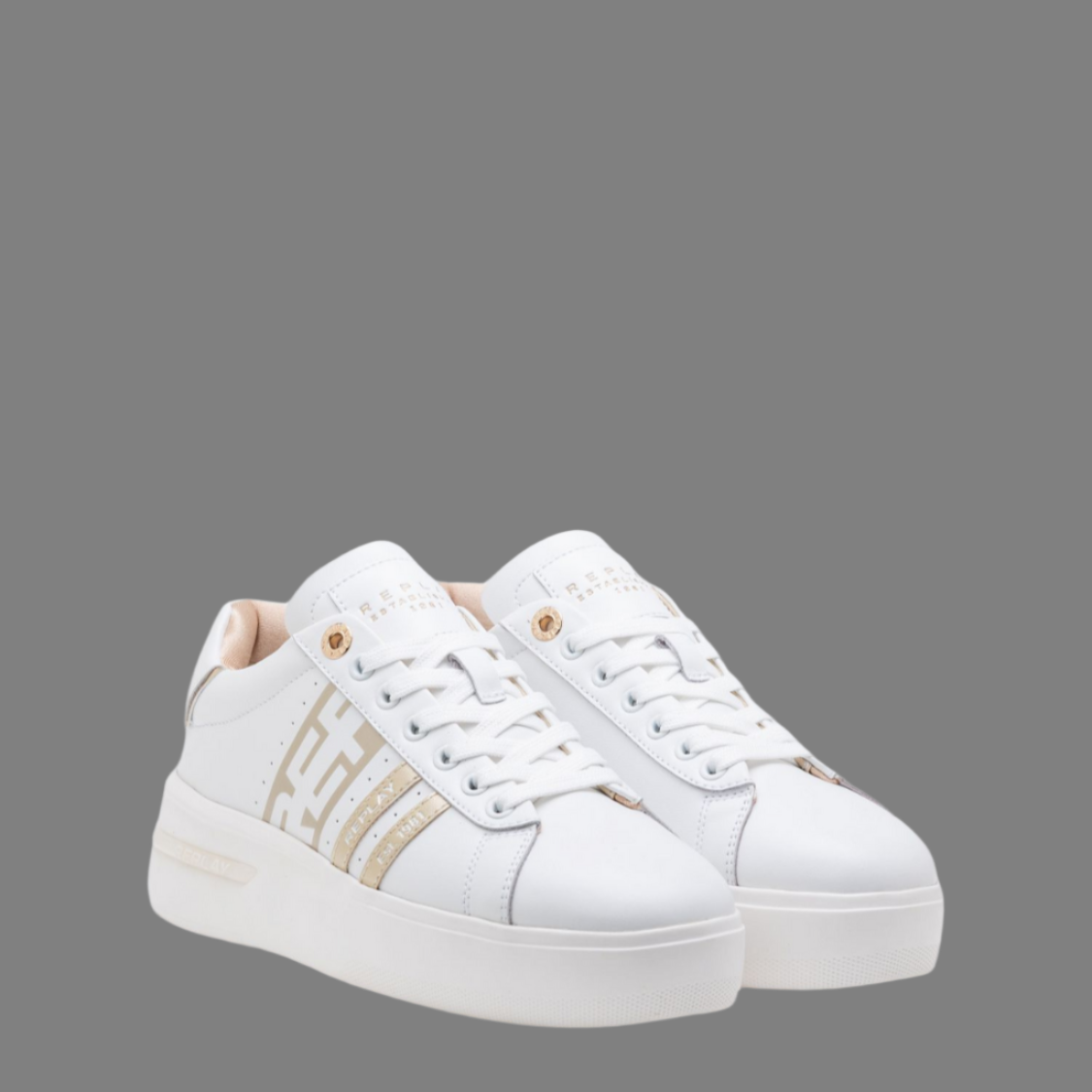 University Stripes Sneaker (White)