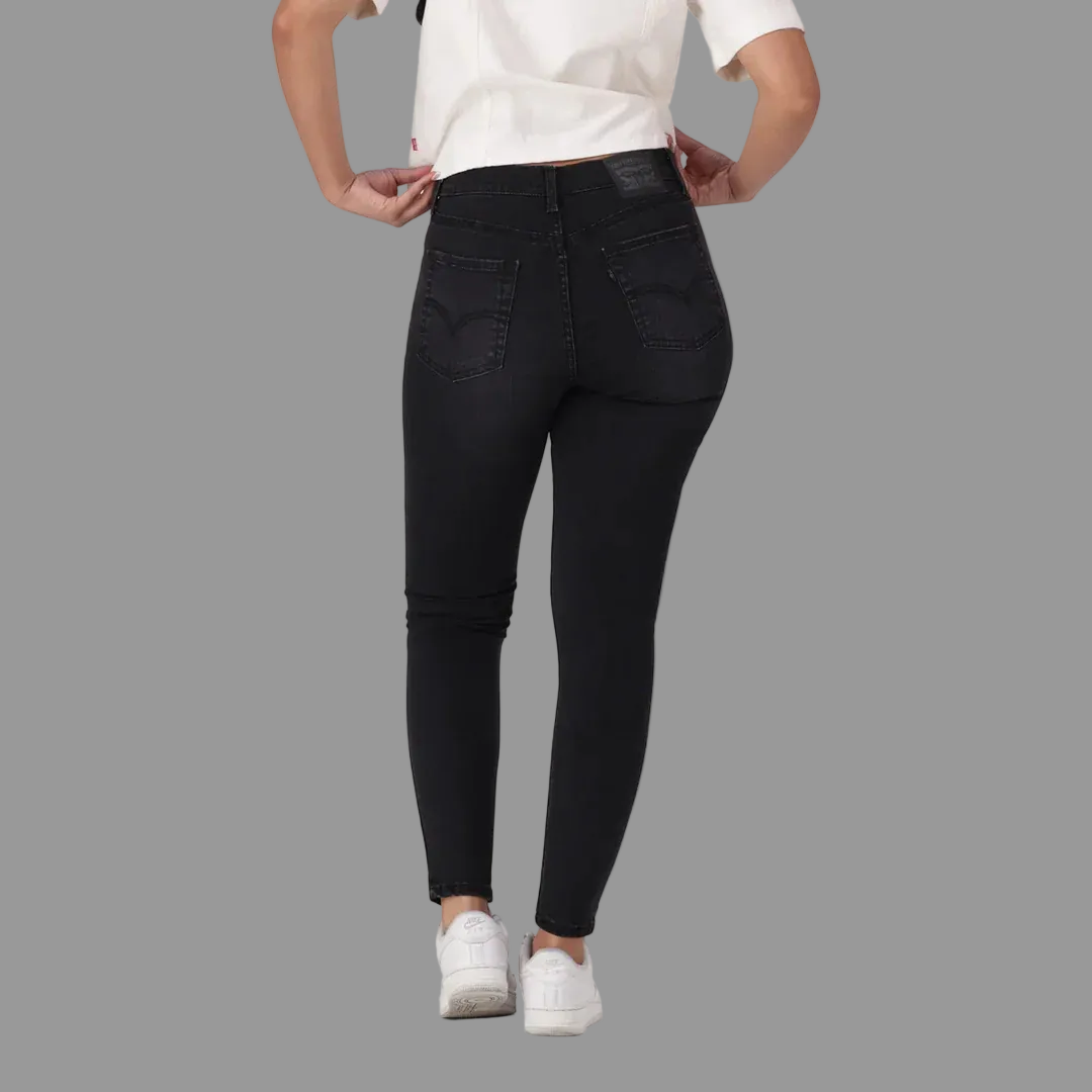 720 High-Rise Super Skinny Jeans - BLACK