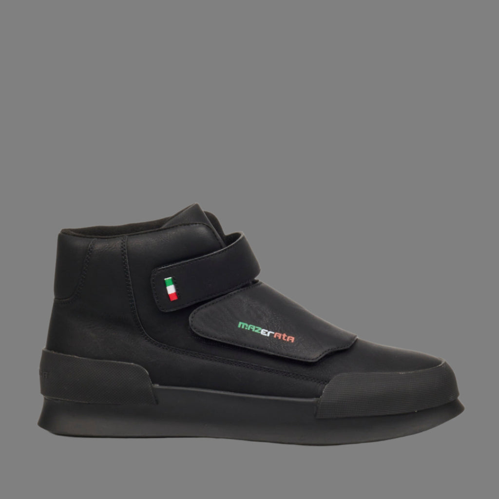 Valentino 26 Faux Nub Boot (Blk)