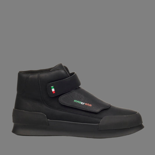 Valentino 26 Faux Nub Boot (Blk)