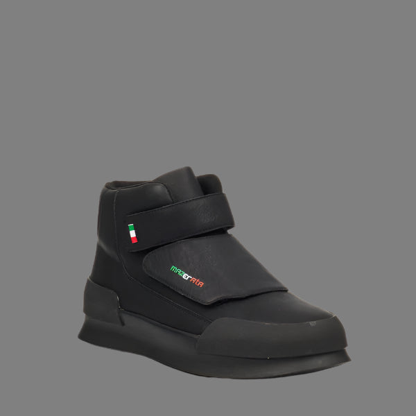 Valentino 26 Faux Nub Boot (Blk)