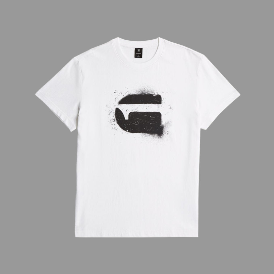 g'morning stitch logo Tee ホワイト Tシャツ S Spray G Logo T-Shirt – Casual Affair