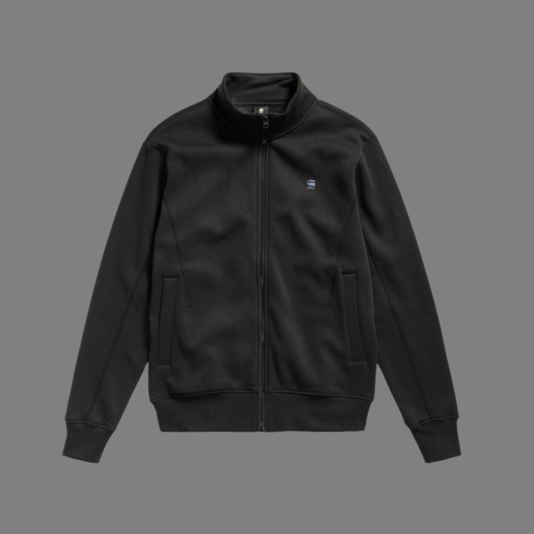 Track Jacket Sweater (Dk Blk)