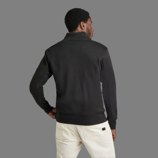 Track Jacket Sweater (Dk Blk)