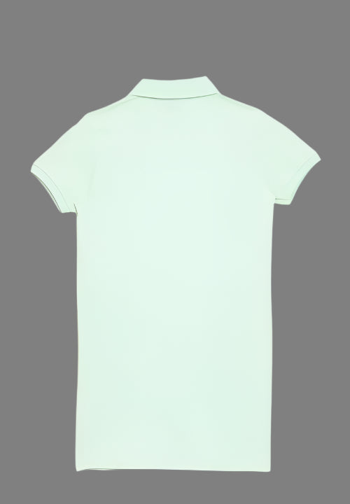 Girls Dakota SS Golfer Dress (Green)