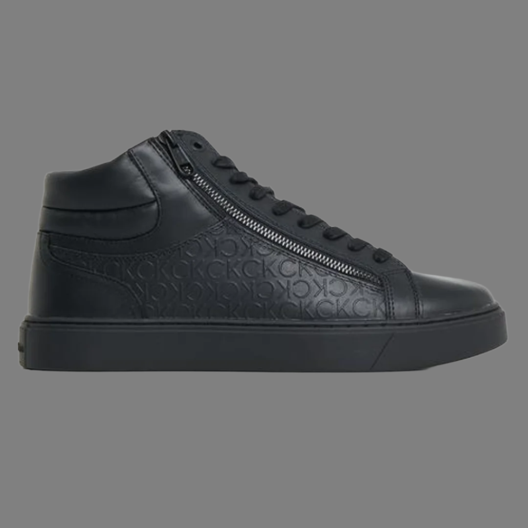 High Top Lace Up W/Zip Mono (Triple Black)