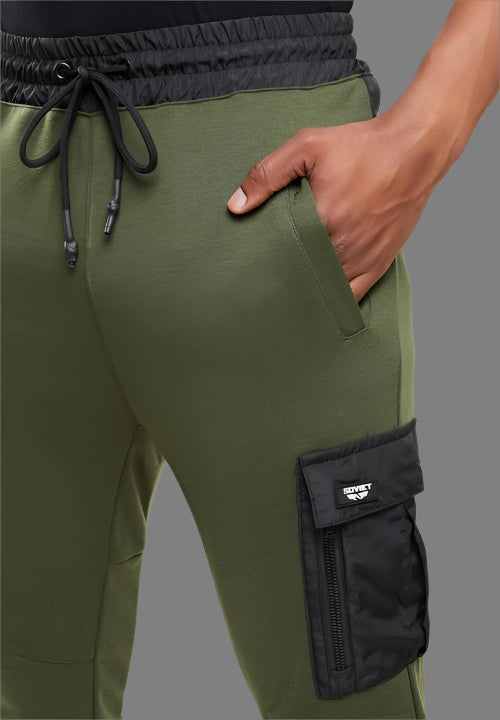 Boys Harden track pants (Olive)