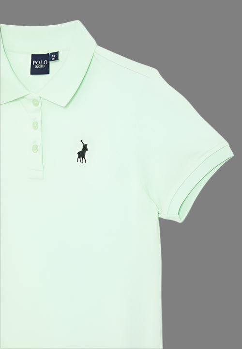 Girls Dakota SS Golfer Dress (Green)